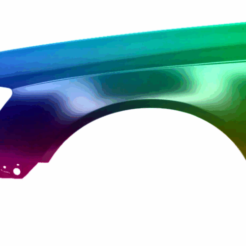 AUDI A6 C6 04-08 Levý hliníkový blatník libovolné barvy