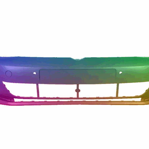 Přední nárazník VW Golf 7 VII 12-17 PDC Libovolná barva