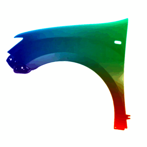 Levý blatník Dacia Logan 2012-2021 Libovolná barva