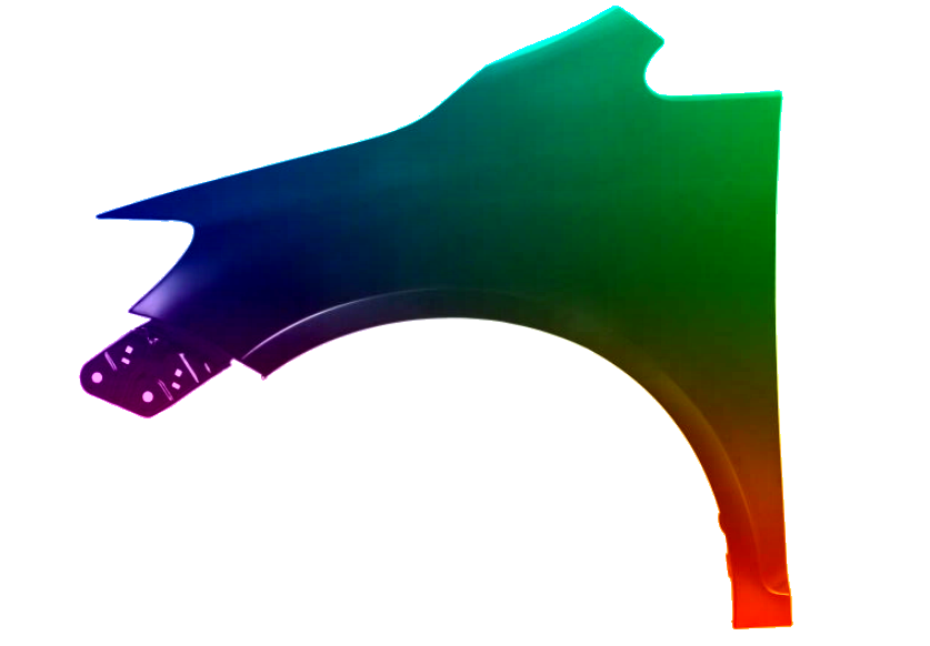 Levé křídlo VW GOLF PLUS 2005-2013 LB9A - Obrázek 2