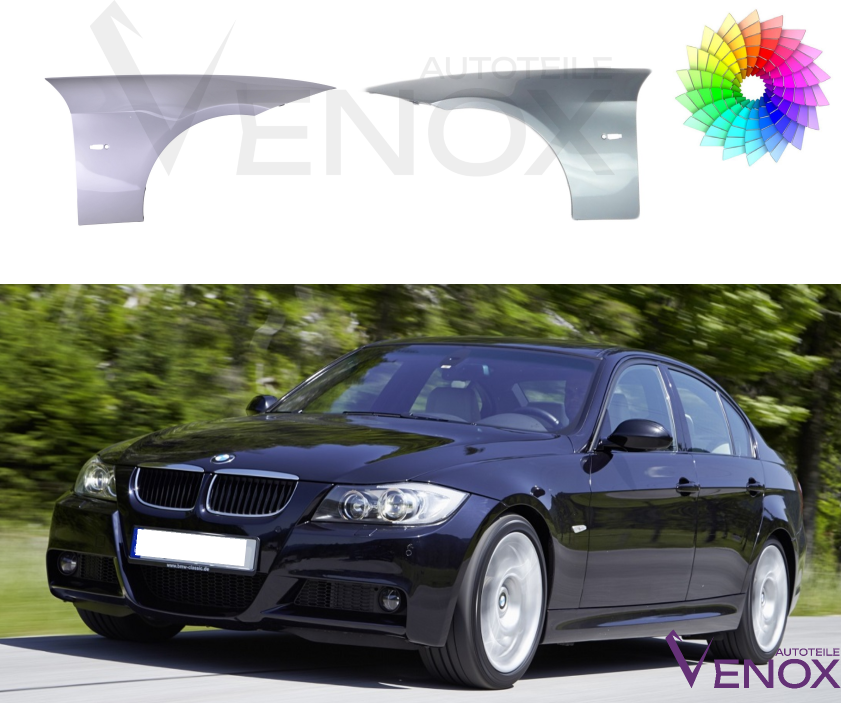 Pravý blatník BMW E90 E91 2004-2013 Libovolná barva - Obrázek 2