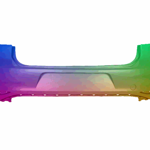 Zadní nárazník VW Golf 7 2012-2017 Libovolná barva