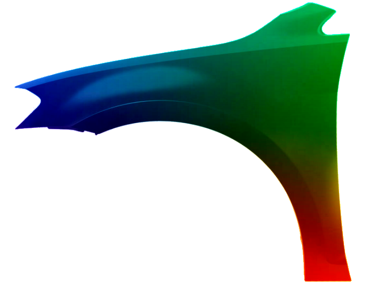 Levé křídlo VW GOLF 7 2012-2017 LD5K - Obrázek 2