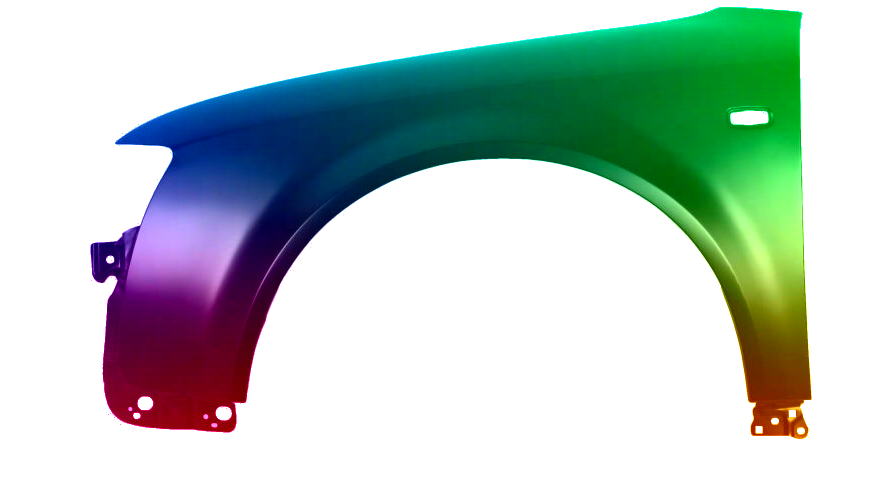 AUDI A4 B6 2000-2004 LY3H levý blatník - Obrázek 2