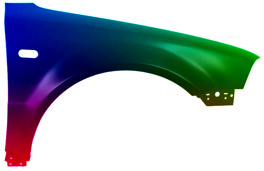 Levé křídlo VW PASSAT B5 2000-2005 LB6W - Obrázek 2