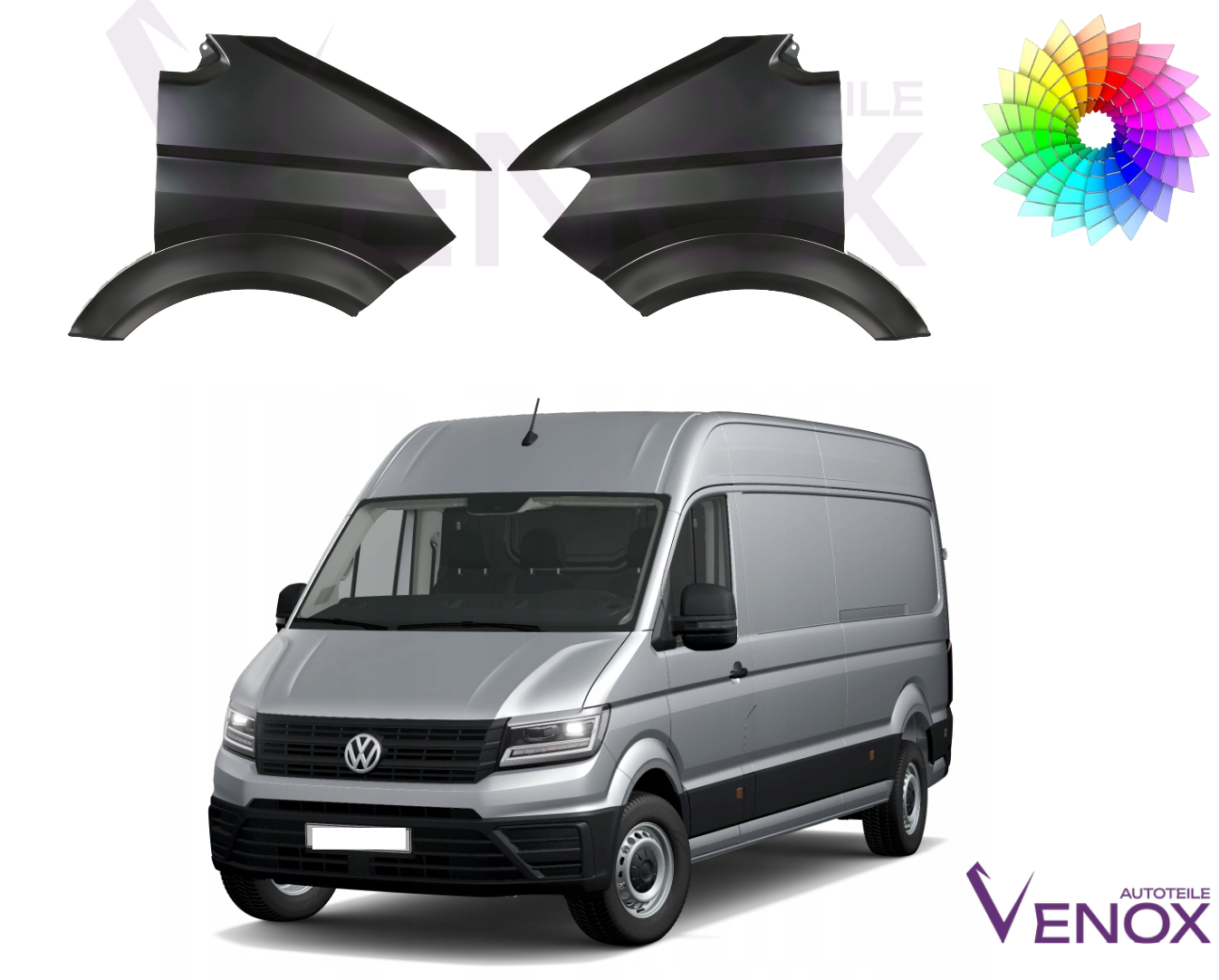 Levé křídlo VW Crafter Od roku 2017 Libovolná barva - Obrázek 2