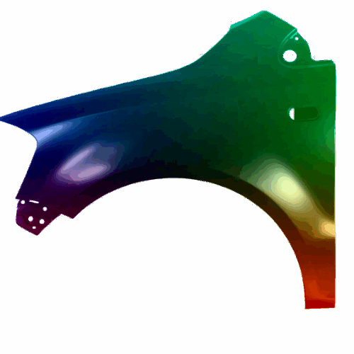 VW Fox levé křídlo 2005-2011 Jakákoli barva