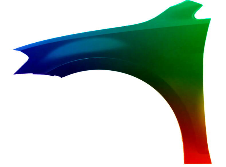 Levé křídlo GOLF VII 2012-2017 LB7W - Obrázek 2