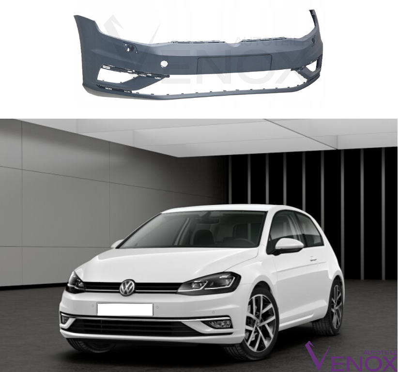 Přední nárazník VW Golf VII 2017-2020 SR Libovolná barva - Obrázek 2