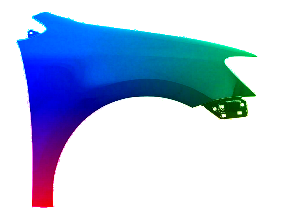 Pravé křídlo VW POLO 6R 2009-2017 LB9A - Obrázek 2