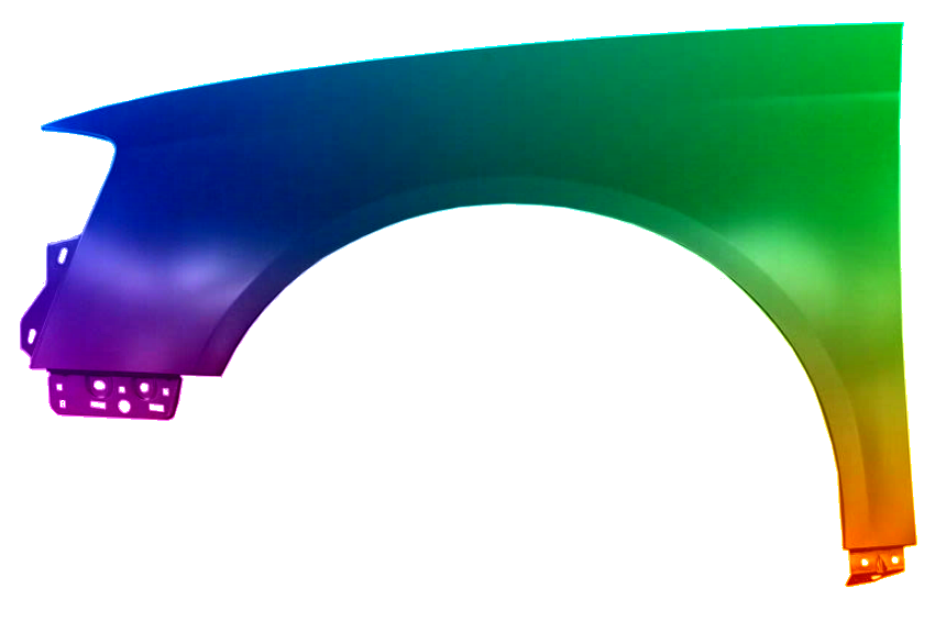 VW PASSAT B6 levé křídlo 2005-2010 LA7W - Obrázek 2