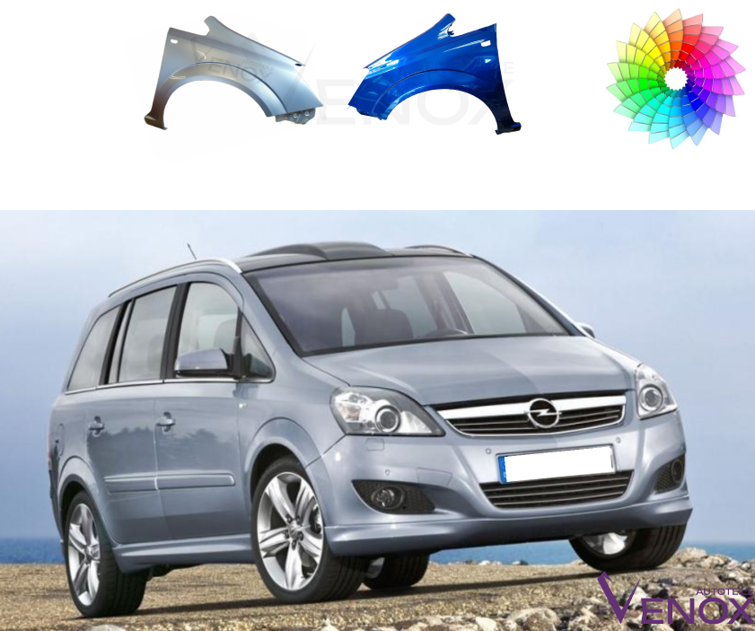 Levý blatník Opel Zafira B 2005-2011 Libovolná barva - Obrázek 4