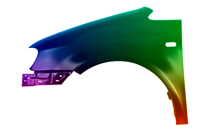 Levé křídlo VW CADDY 04-10 LB9A - Obrázek 2