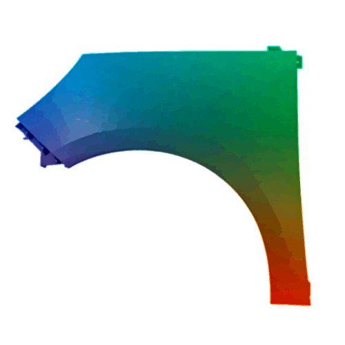 Levé křídlo Renault Scenic III 2012-2016 Libovolná barva