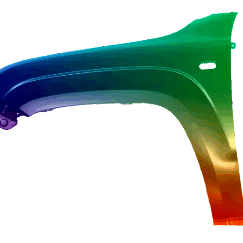 Levé křídlo VW Amarok 2010-2017 Libovolná barva