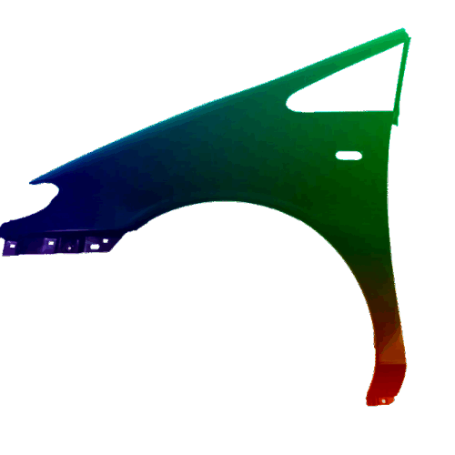 Levé křídlo Volkswagen Sharan, Galaxy, Alhambra 7M1 95-00 Každá barva