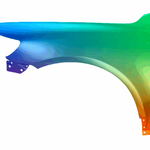 Levé křídlo VW Touareg 7L 2007- 2010 Libovolná barva