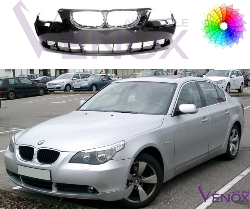 Přední nárazník BMW 5 E60 03-07 libovolná barva - Obrázek 2