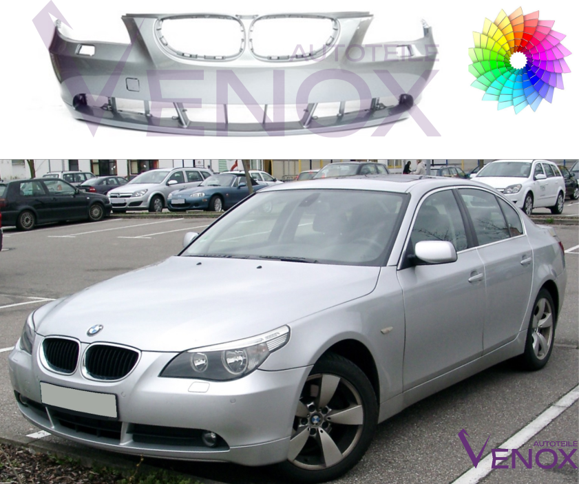 Přední nárazník BMW 5 E60 03-07 SR Libovolná barva - Obrázek 2