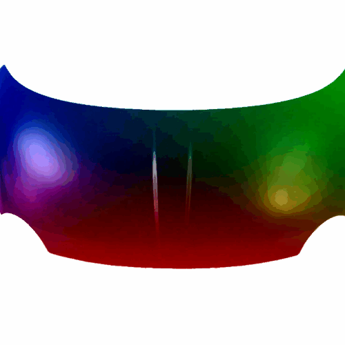 Kapota Fiat 500 312 2007-2015 Libovolná barva