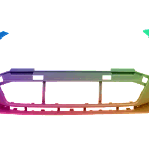 Přední nárazník Audi A3 8V 2016-2020 SR PDC Libovolná barva