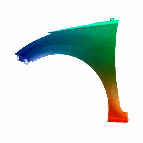 Hyundai Elantra Levý blatník 10-16 Libovolná barva