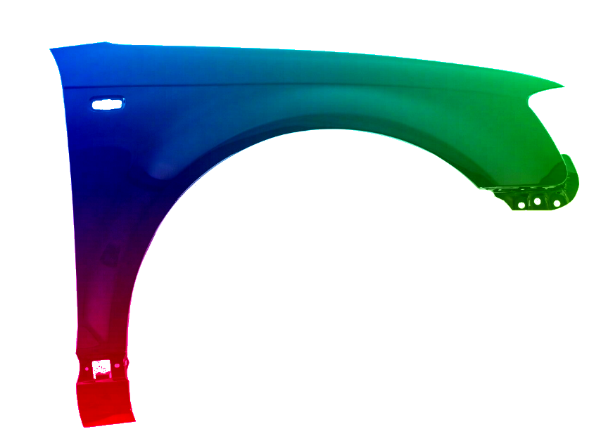Audi A3 8P 2003-2008 LY7E pravé křídlo - Obrázek 2