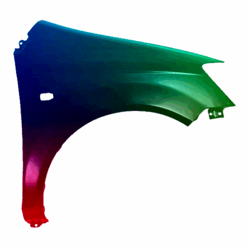 Hyundai Getz pravý blatník 2002-2005 s otvorem Jakákoli barva