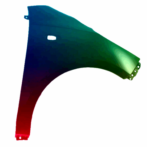Hyundai I10 pravý blatník 2011-2013 s otvorem Libovolná barva