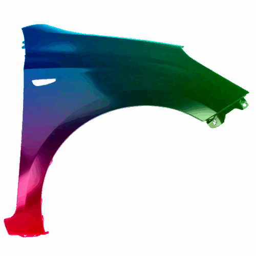 Hyundai I20 pravý blatník 2008-2012 s otvorem Libovolná barva