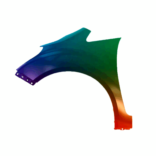 Hyundai IX20 Levý blatník Od roku 2010 Bez otvoru Jakákoliv barva