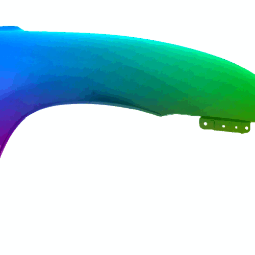 Hyundai Santa Fe pravý blatník 2001-2006 s otvorem Jakákoli barva