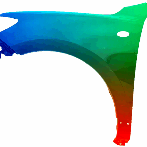 Hyundai Santa Fe (CM) Levý blatník 2006-2009 s otvorem Libovolná barva