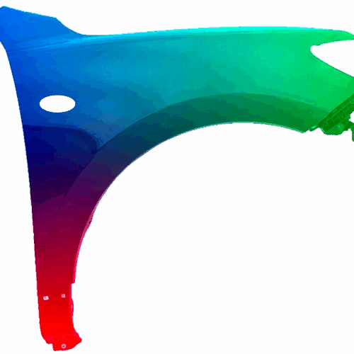 Hyundai Santa Fe (CM) Pravý blatník 2006-2009 s otvorem Libovolná barva