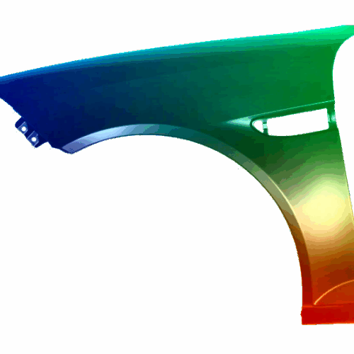 Hyundai Tiburon/Coupe (GK) levé křídlo 2006-2009 Libovolná barva