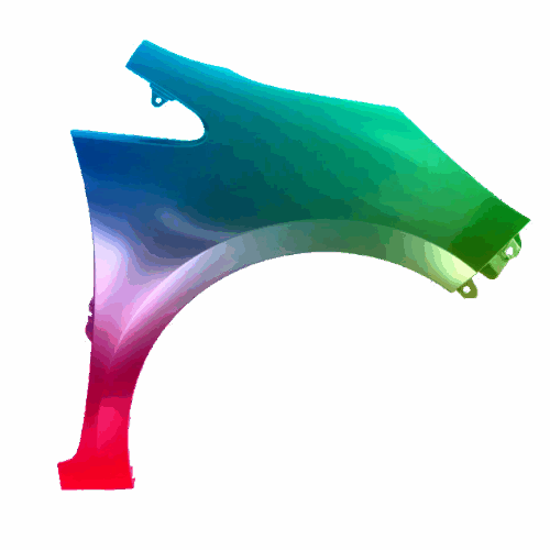 Pravé křídlo Kia Rio (UB) 2011-2016 Libovolná barva