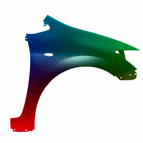 Pravé křídlo Toyota Auris (E15) 2007-2010 Libovolná barva