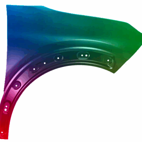 Pravé křídlo Citroen C4 Cactus Od roku 2018 Libovolná barva
