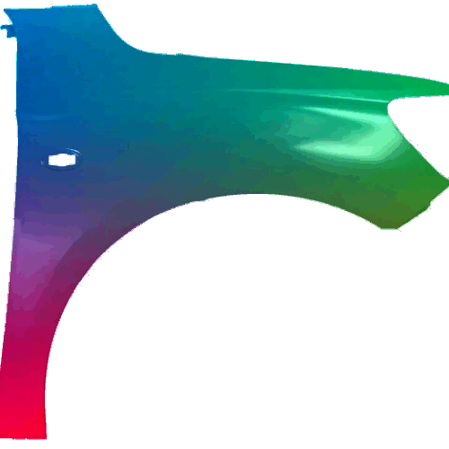 Pravé křídlo Citroen C-Elysee 2012-2017 Libovolná barva