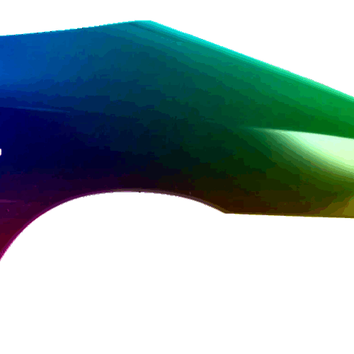 Pravé křídlo Citroen Jumpy (U6U) 2004-2007 Libovolná barva