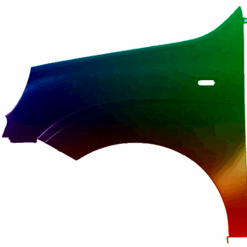 Levý blatník Fiat Doblo (119/223) 2006-2010 Libovolná barva