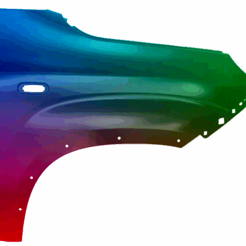 Pravý blatník Fiat Panda (319) Od roku 2012 Všechny barvy