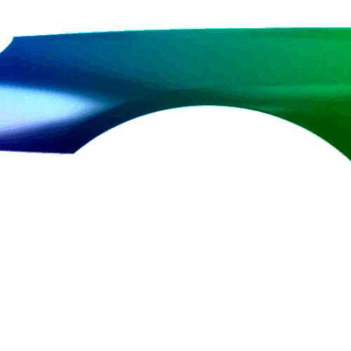 Levý blatník Peugeot 407 2004-2010 Libovolná barva