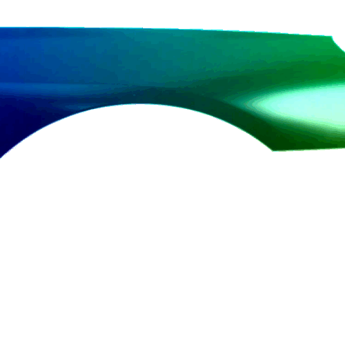 Peugeot 407 pravé křídlo 2004-2010 Jakákoli barva