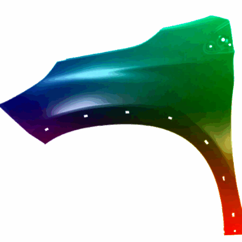 Peugeot 2008 levé křídlo 2013-2019 Libovolná barva