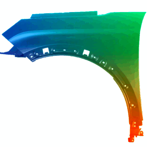 Levé křídlo Peugeot 3008 2016-2020 Libovolná barva