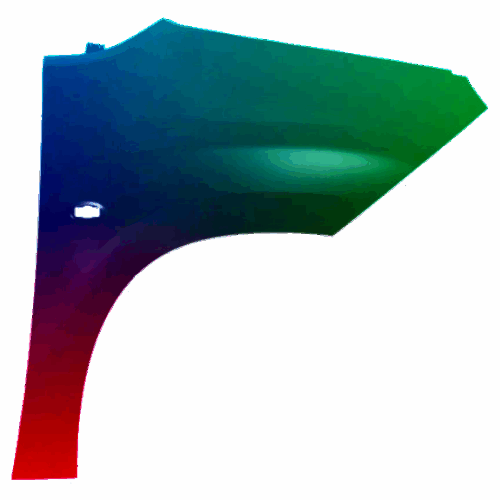 Peugeot Partner/Rifter Pravý blatník od 2018 Jakákoli barva