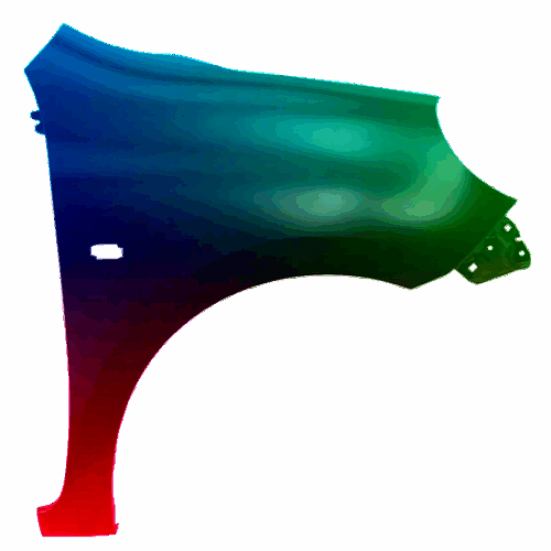 Pravé křídlo Nissan Micra (K13) 2010-2013 Libovolná barva