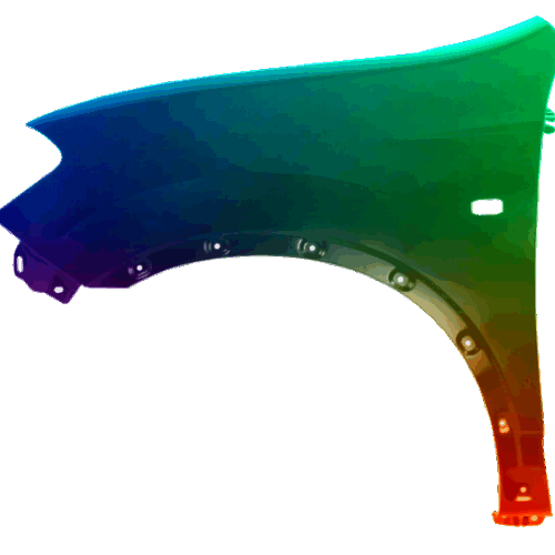 Levé křídlo Nissan Qashqai (J10) 2010-2014 Libovolná barva