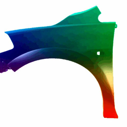 Levý blatník Nissan Tiida (C11X/SC11X) Od roku 2007 Libovolná barva
